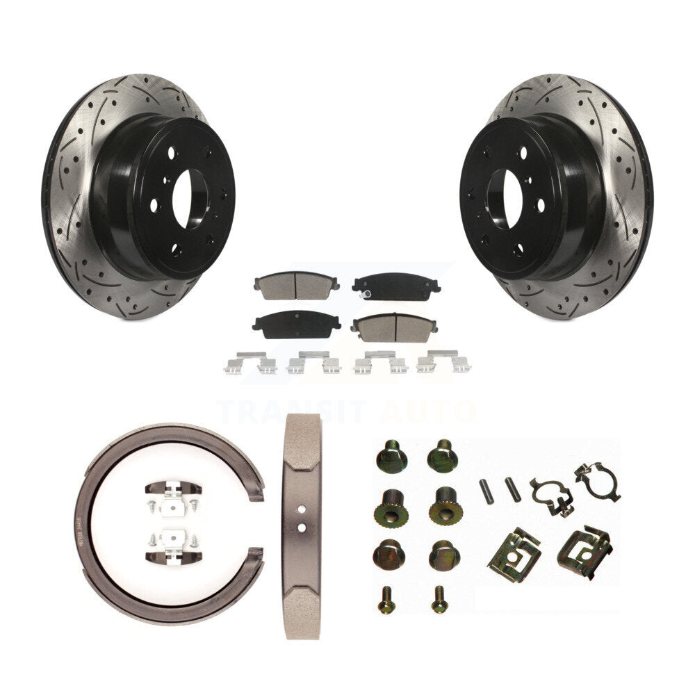 Transit Auto KDC-101561 Disc Brake Kit for 2007-2009 Chevrolet Silverado 1500, GMC Sierra 1500 - Rear product image