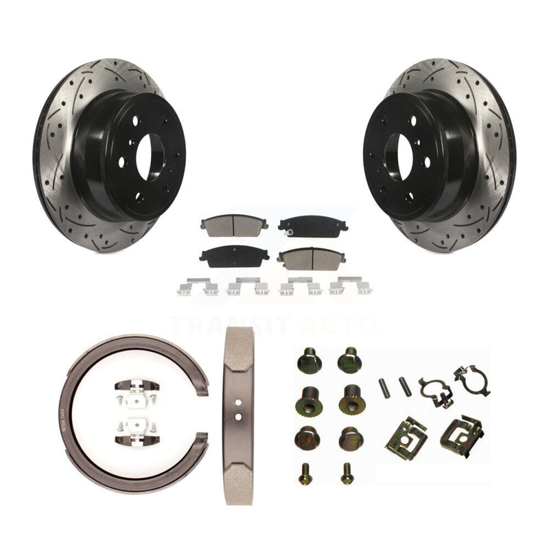 Transit Auto KDC-101561 Disc Brake Kit for 2007-2009 Chevrolet Silverado 1500, GMC Sierra 1500 - Rear product image