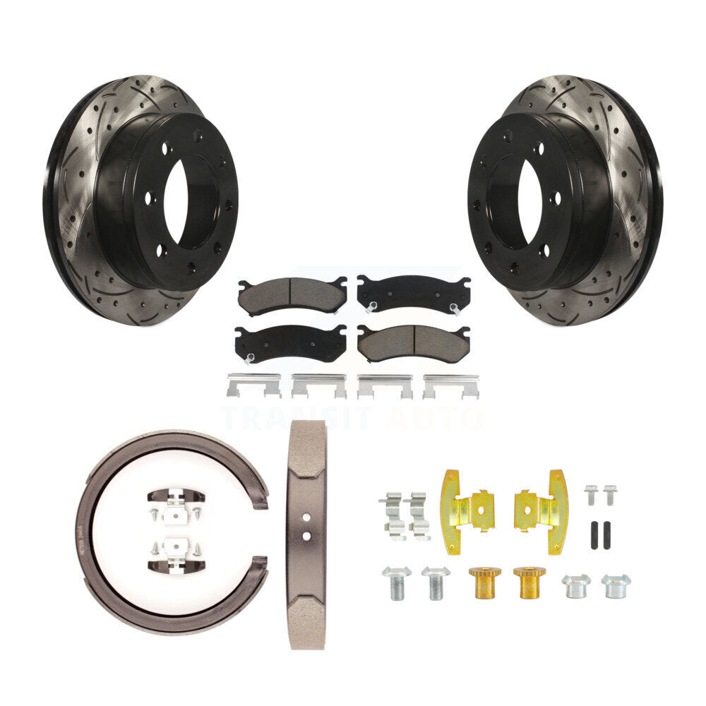 Transit Auto KDC-101562 Disc Brake Kit for 2001-2003 GMC Yukon XL 2500, Chevrolet Silverado 1500 HD, GMC Sierra 1500 HD - Rear product image