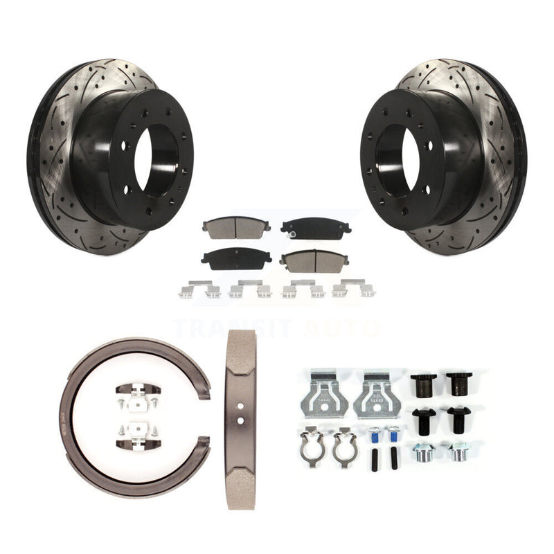 Transit Auto KDC-101564 Disc Brake Kit for 2011 Chevrolet Silverado 1500 - Rear product image