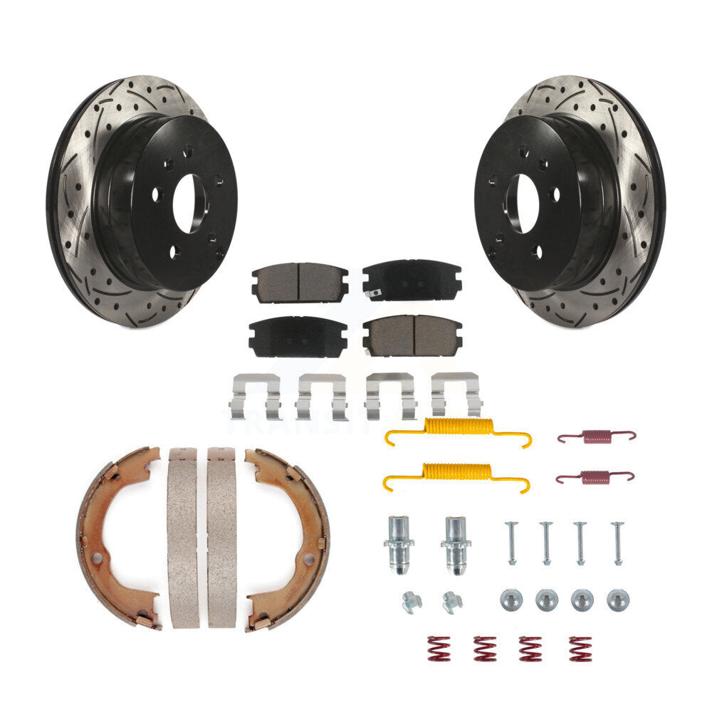 Transit Auto KDC-101565 Disc Brake Kit for 2012-2017 Chevrolet Equinox, GMC Terrain - Rear product image