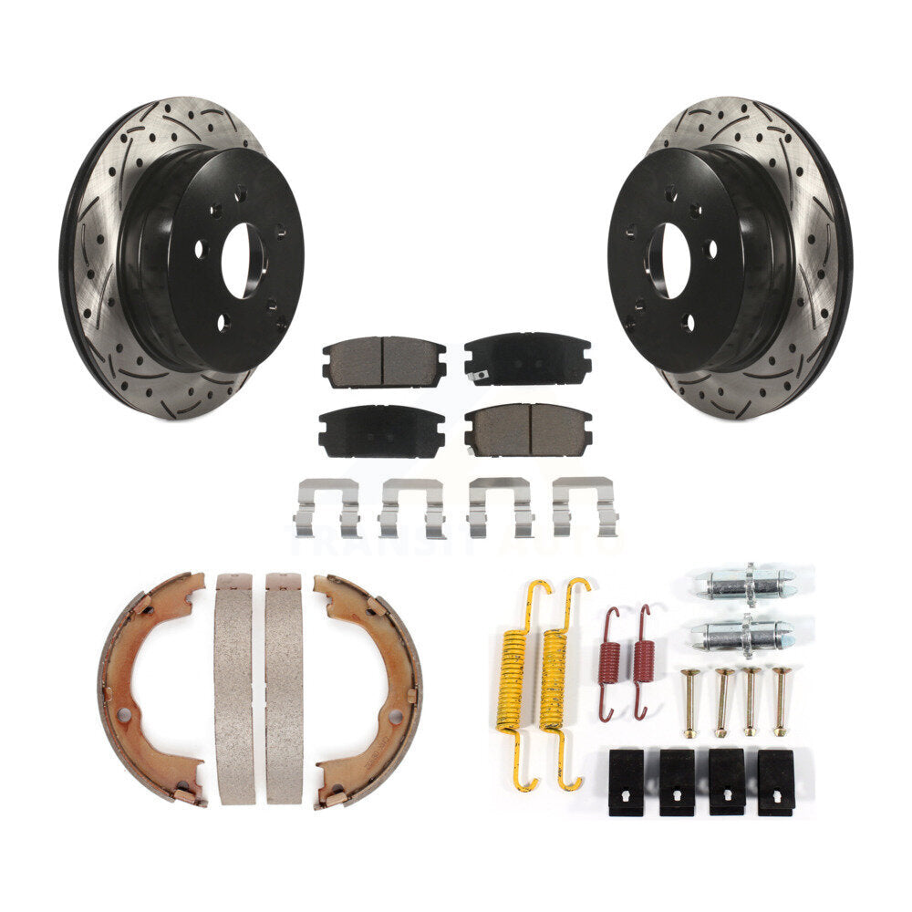 Transit Auto KDC-101566 Disc Brake Kit for 2010-2011 Chevrolet Equinox, GMC Terrain - Rear product image