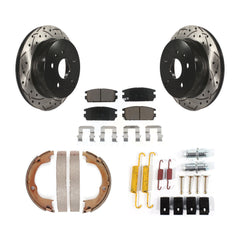 Transit Auto KDC-101566 Disc Brake Kit for 2010-2011 Chevrolet Equinox, GMC Terrain - Rear product image