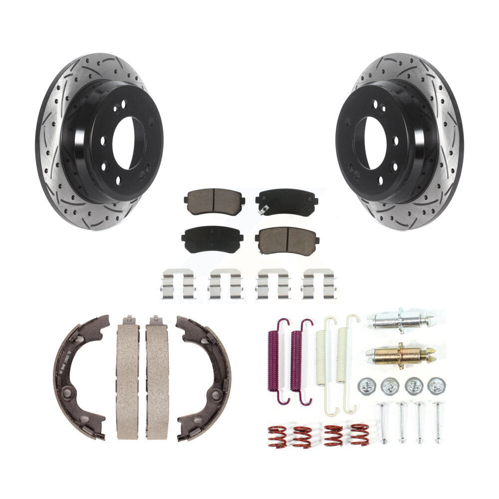 Transit Auto KDC-101567 Disc Brake Kit for 2009-2011 Hyundai Elantra - Rear product image