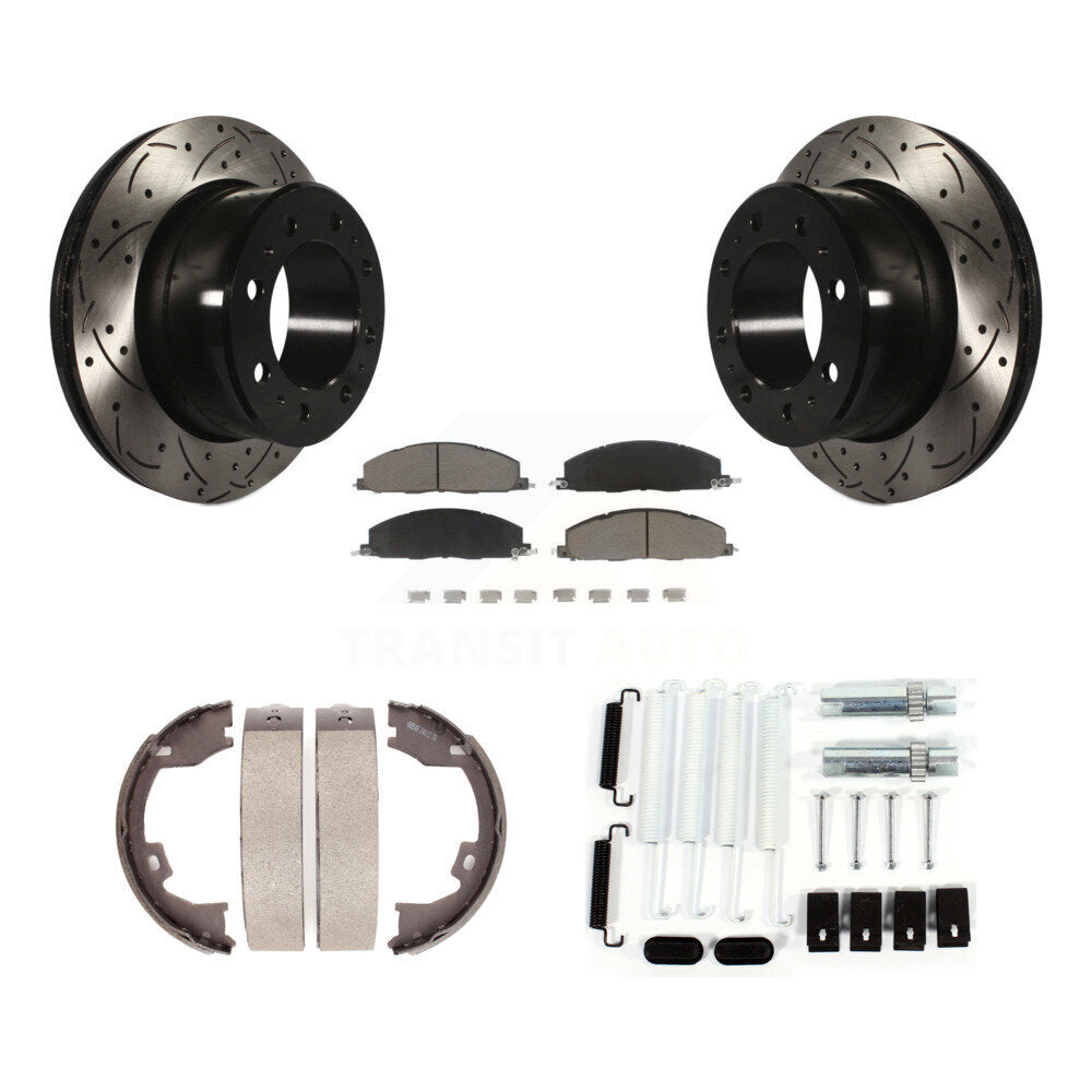 Transit Auto KDC-101569 Disc Brake Kit for 2012 Ram 1500 - Rear product image