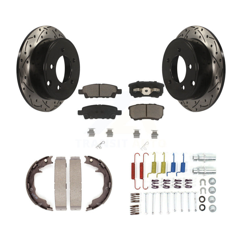 Transit Auto KDC-101581 Disc Brake Kit for 2008-2014 Mitsubishi Lancer - Rear product image