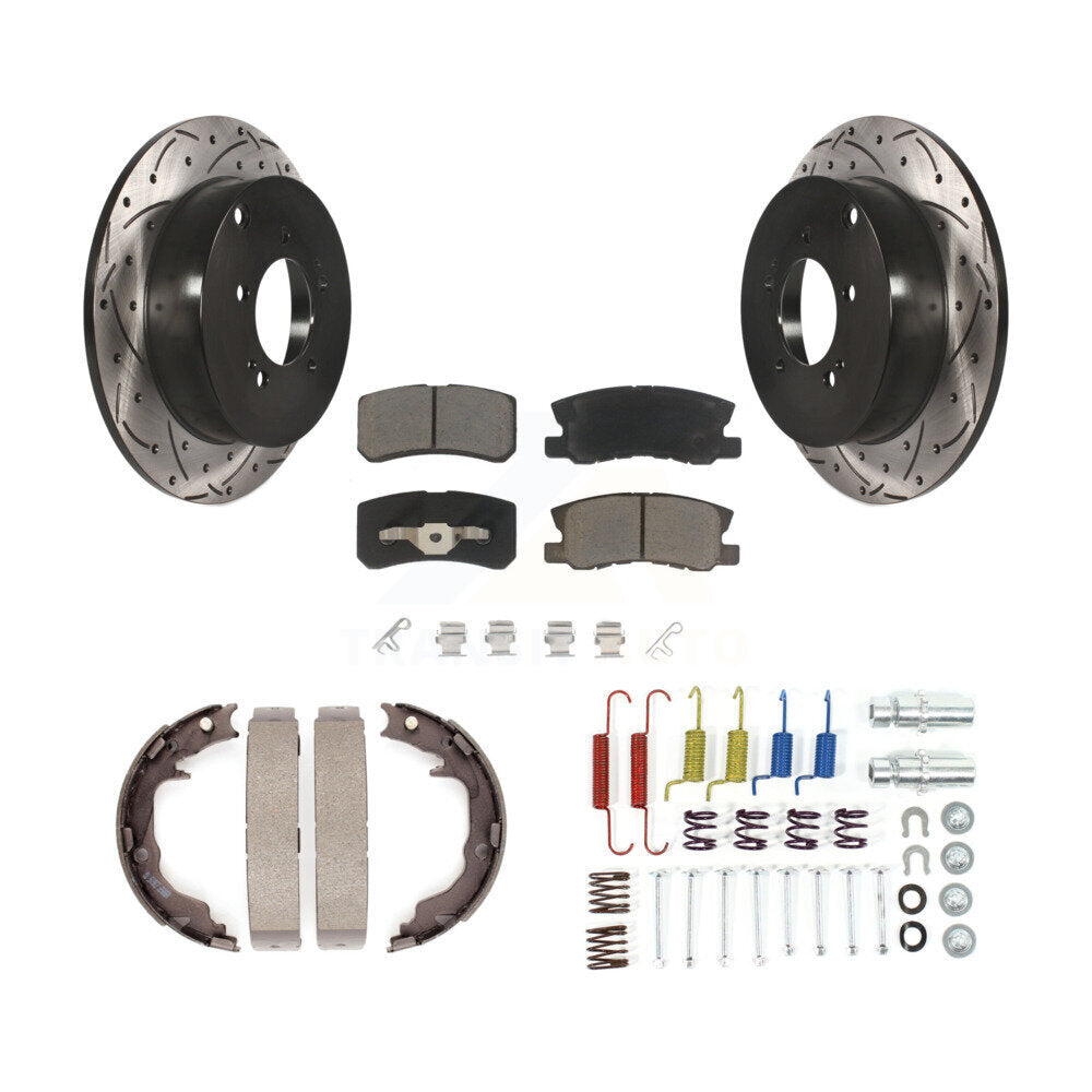 Transit Auto KDC-101582 Disc Brake Kit for 2007-2011 Mitsubishi Outlander - Rear product image