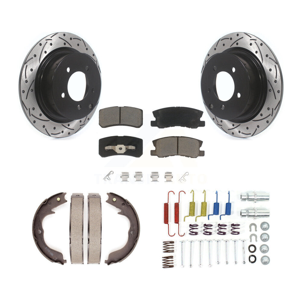 Transit Auto KDC-101583 Disc Brake Kit for 2008 Mitsubishi Outlander - Rear product image
