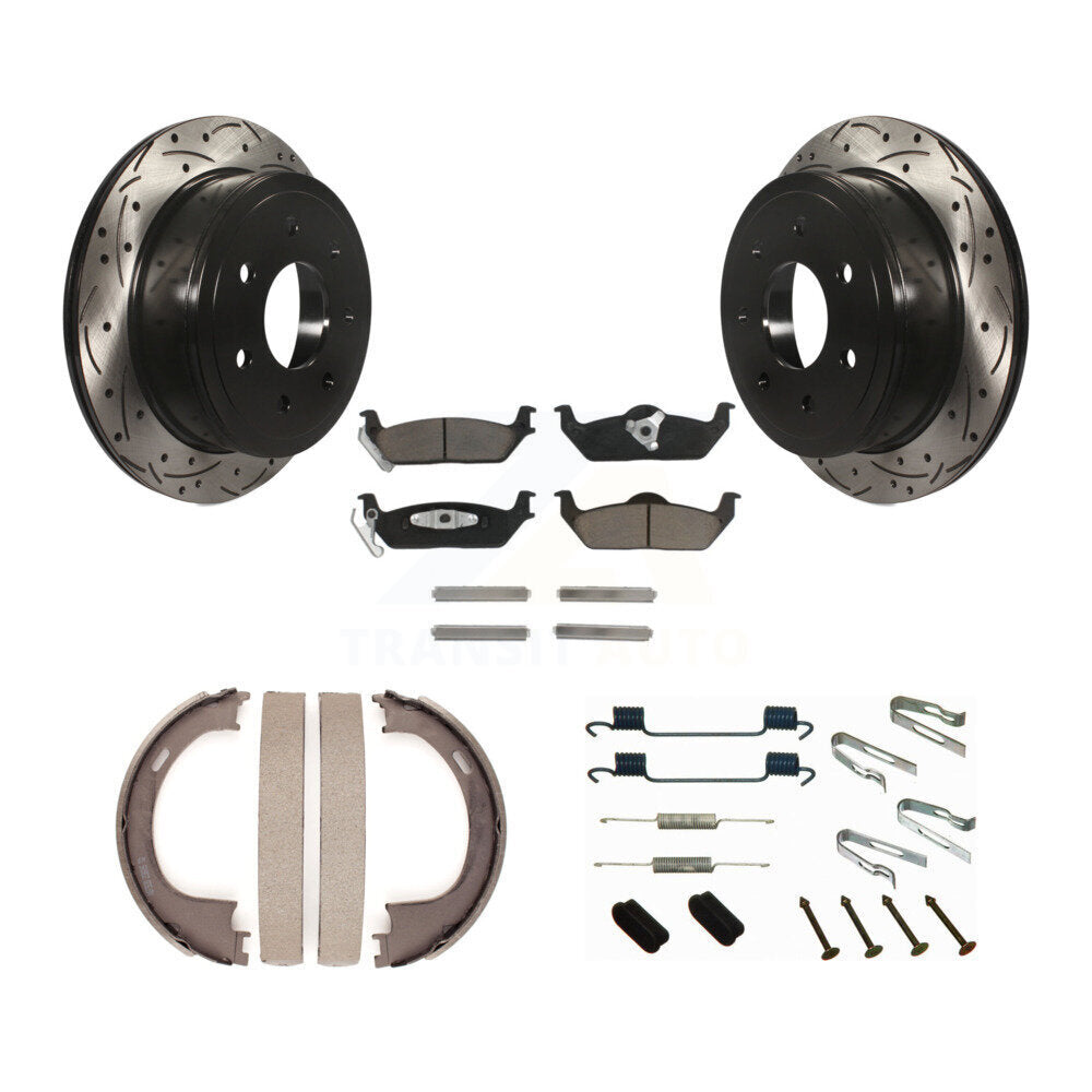 Transit Auto KDC-101585 Disc Brake Kit for 2004-2008 Lincoln Mark LT, Ford F-150 - Rear product image