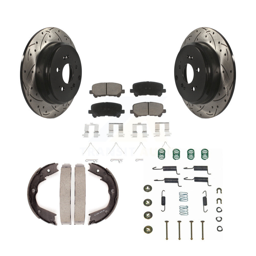 Transit Auto KDC-101586 Disc Brake Kit for 2007-2015 Acura ZDX, Honda Pilot, Acura MDX - Rear product image