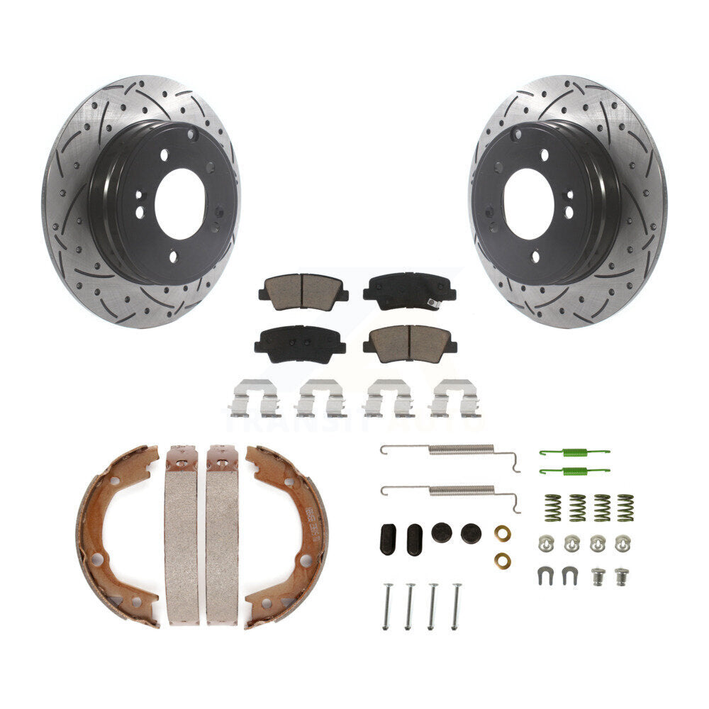 Transit Auto KDC-101589 Disc Brake Kit for 2008-2010 Hyundai Sonata - Rear product image