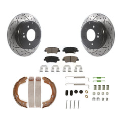 Transit Auto KDC-101589 Disc Brake Kit for 2008-2010 Hyundai Sonata - Rear product image