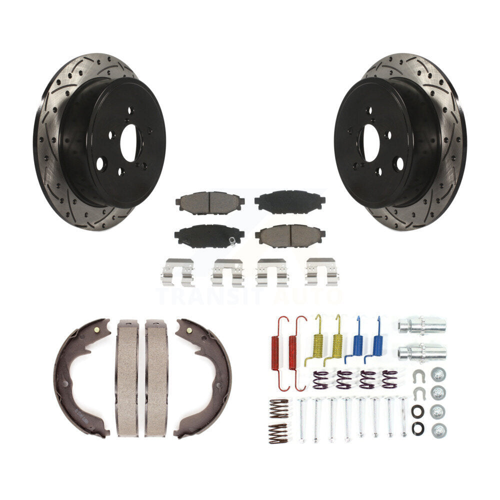 Transit Auto KDC-101591 Disc Brake Kit for 2008-2014 Subaru Impreza, Subaru Forester - Rear product image