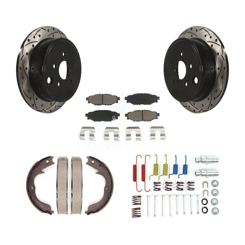 Transit Auto KDC-101591 Disc Brake Kit for 2008-2014 Subaru Impreza, Subaru Forester - Rear product image