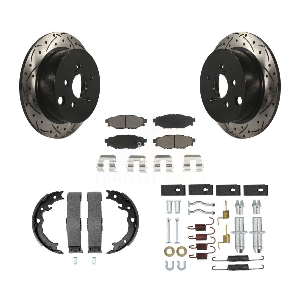 Transit Auto KDC-101592 Disc Brake Kit for 2012-2022 Subaru Crosstrek, Subaru Impreza, Subaru Forester & more - Rear product image