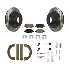 Transit Auto KDC-101600 Disc Brake Kit for 2017-2019 Hyundai Santa Fe XL, Hyundai Santa Fe, Hyundai Santa Fe Sport - Rear product image