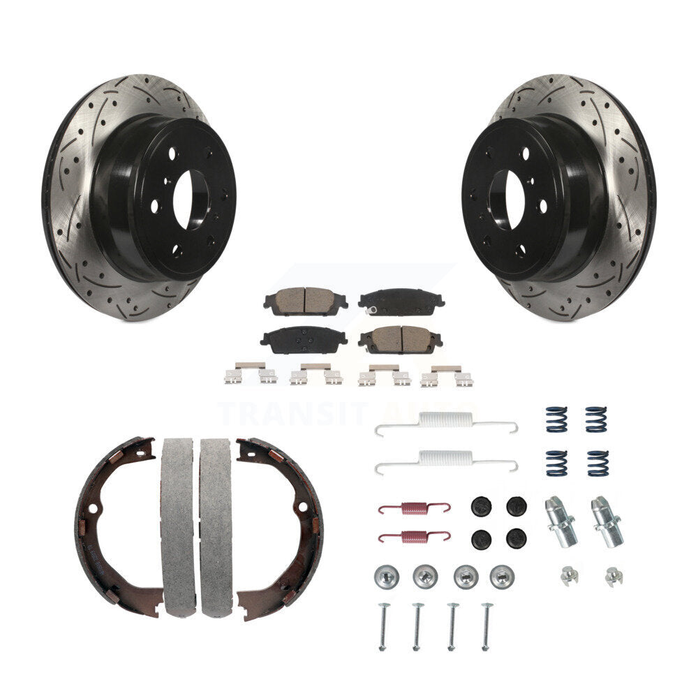 Transit Auto KDC-101606 Disc Brake Kit for 2014-2020 Chevrolet Suburban, GMC Yukon XL, Cadillac Escalade & more - Rear product image