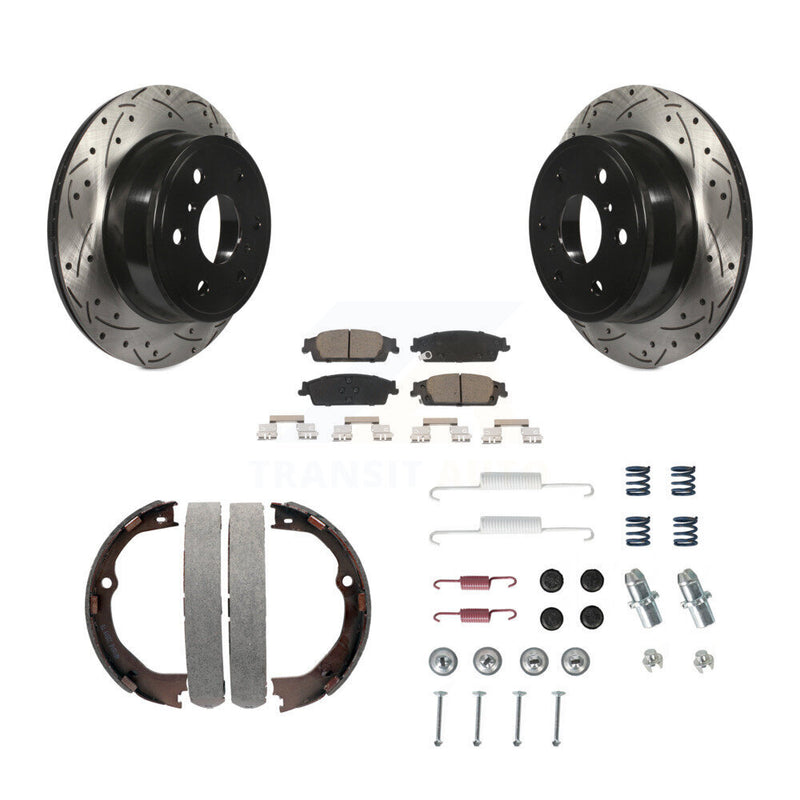 Transit Auto KDC-101606 Disc Brake Kit for 2014-2020 Chevrolet Suburban, GMC Yukon XL, Cadillac Escalade & more - Rear product image