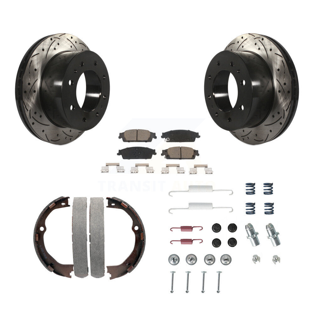Transit Auto KDC-101607 Disc Brake Kit for 2017-2019 Chevrolet Suburban - Rear product image