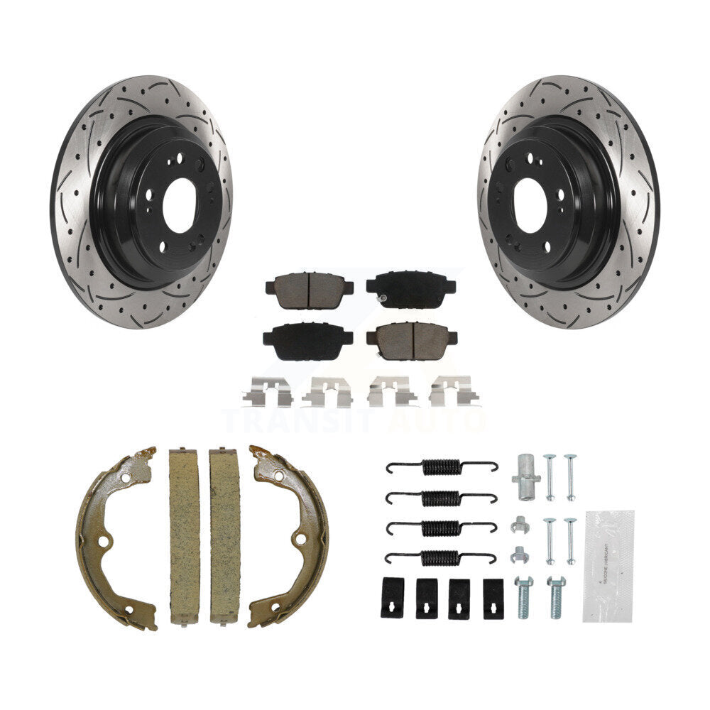 Transit Auto KDC-101608 Disc Brake Kit for 2009-2014 Acura TL - Rear product image
