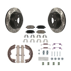 Transit Auto KDC-101613 Disc Brake Kit for 2005-2022 Nissan Maxima, INFINITI QX50, INFINITI EX37 & more - Rear product image