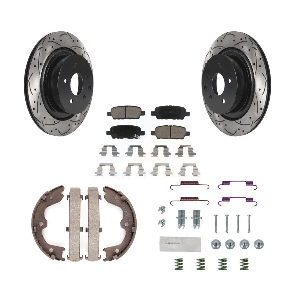 Transit Auto KDC-101615 Disc Brake Kit for 2007-2014 INFINITI Q60, INFINITI G35 - Rear product image