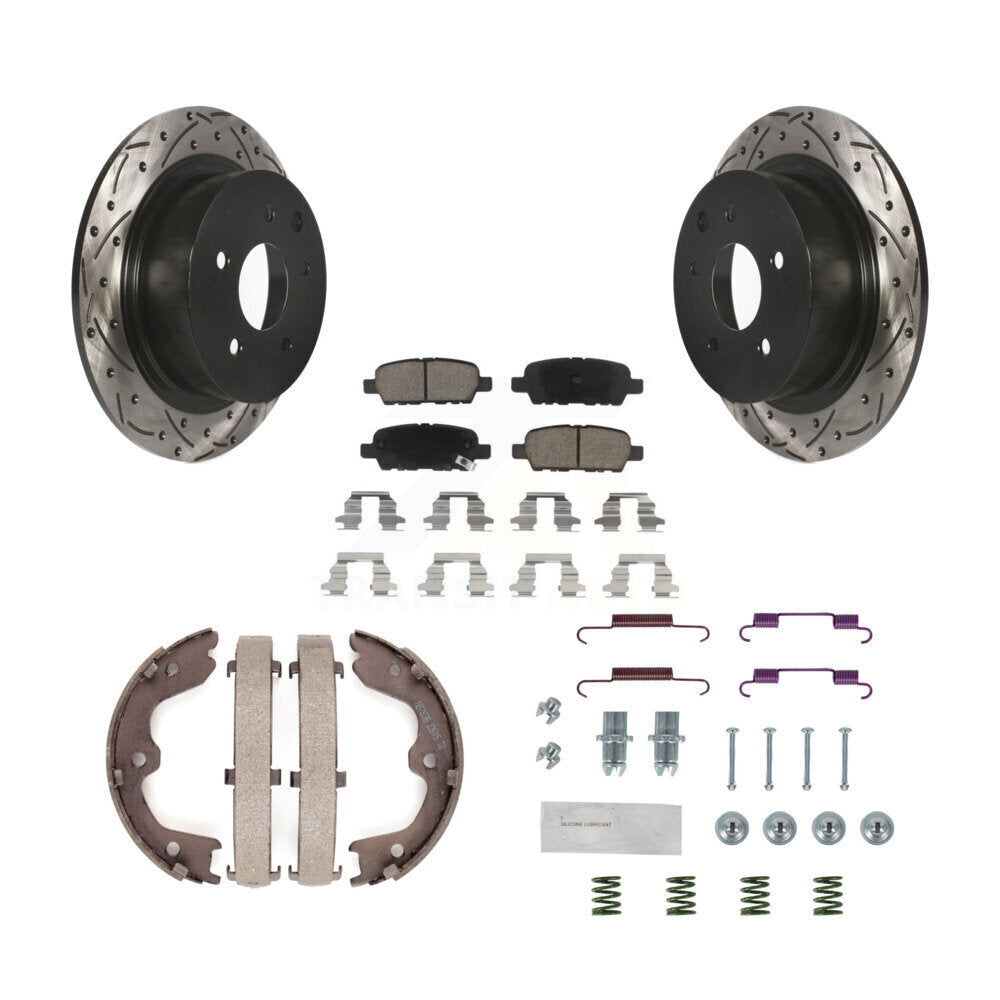 Transit Auto KDC-101616 Disc Brake Kit for 2002-2023 Nissan Altima, Nissan Maxima - Rear product image