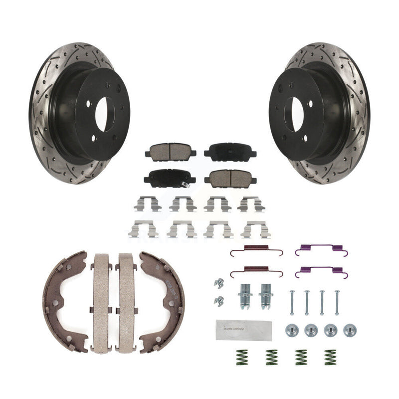 Transit Auto KDC-101616 Disc Brake Kit for 2002-2023 Nissan Altima, Nissan Maxima - Rear product image