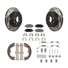 Transit Auto KDC-101620 Disc Brake Kit for 2003-2005 INFINITI G35, Nissan 350Z - Rear product image