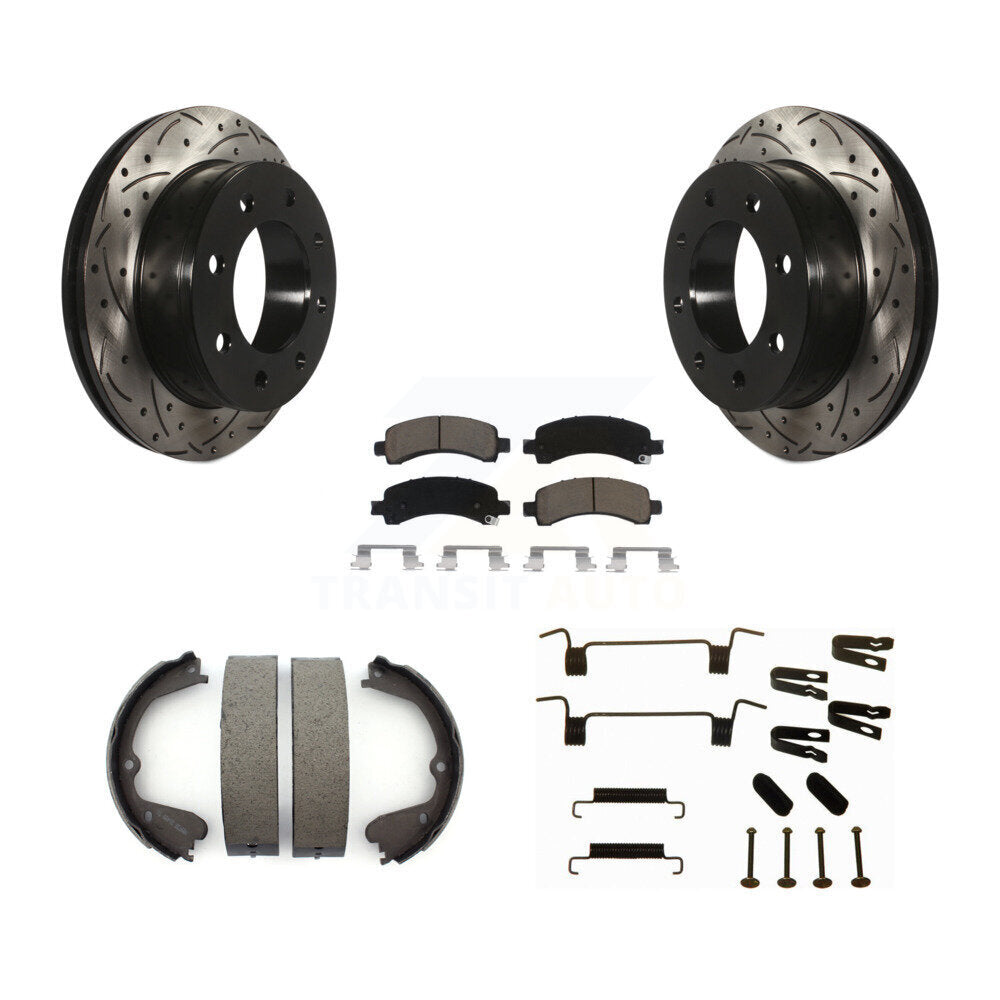 Transit Auto KDC-101623 Disc Brake Kit for 2008-2012 GMC Savana 3500 - Rear product image