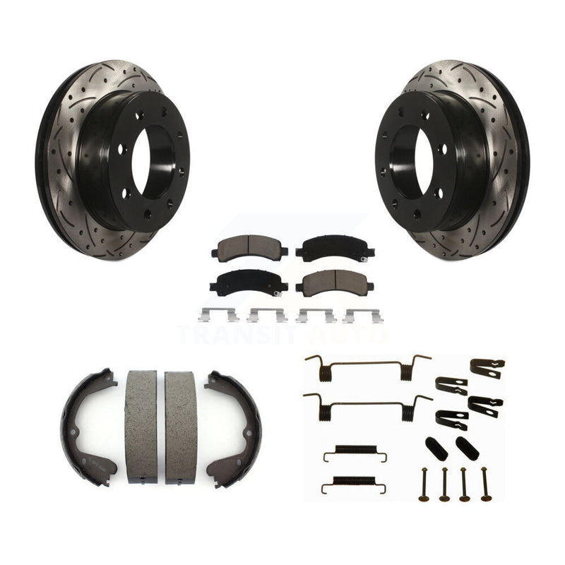 Transit Auto KDC-101623 Disc Brake Kit for 2008-2012 GMC Savana 3500 - Rear product image