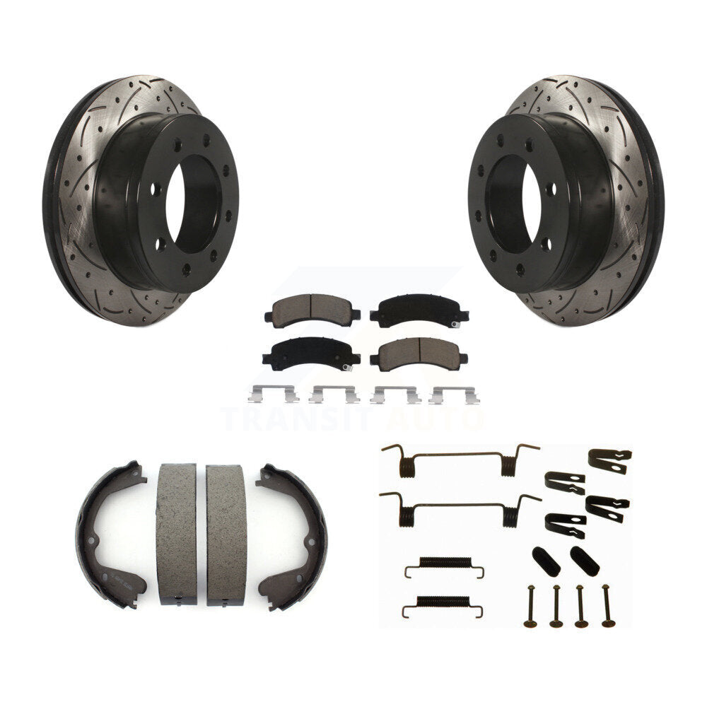 Transit Auto KDC-101625 Disc Brake Kit for 2008-2012 GMC Savana 3500 - Rear product image