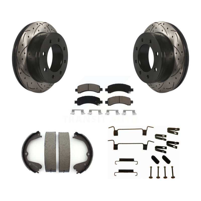 Transit Auto KDC-101625 Disc Brake Kit for 2008-2012 GMC Savana 3500 - Rear product image