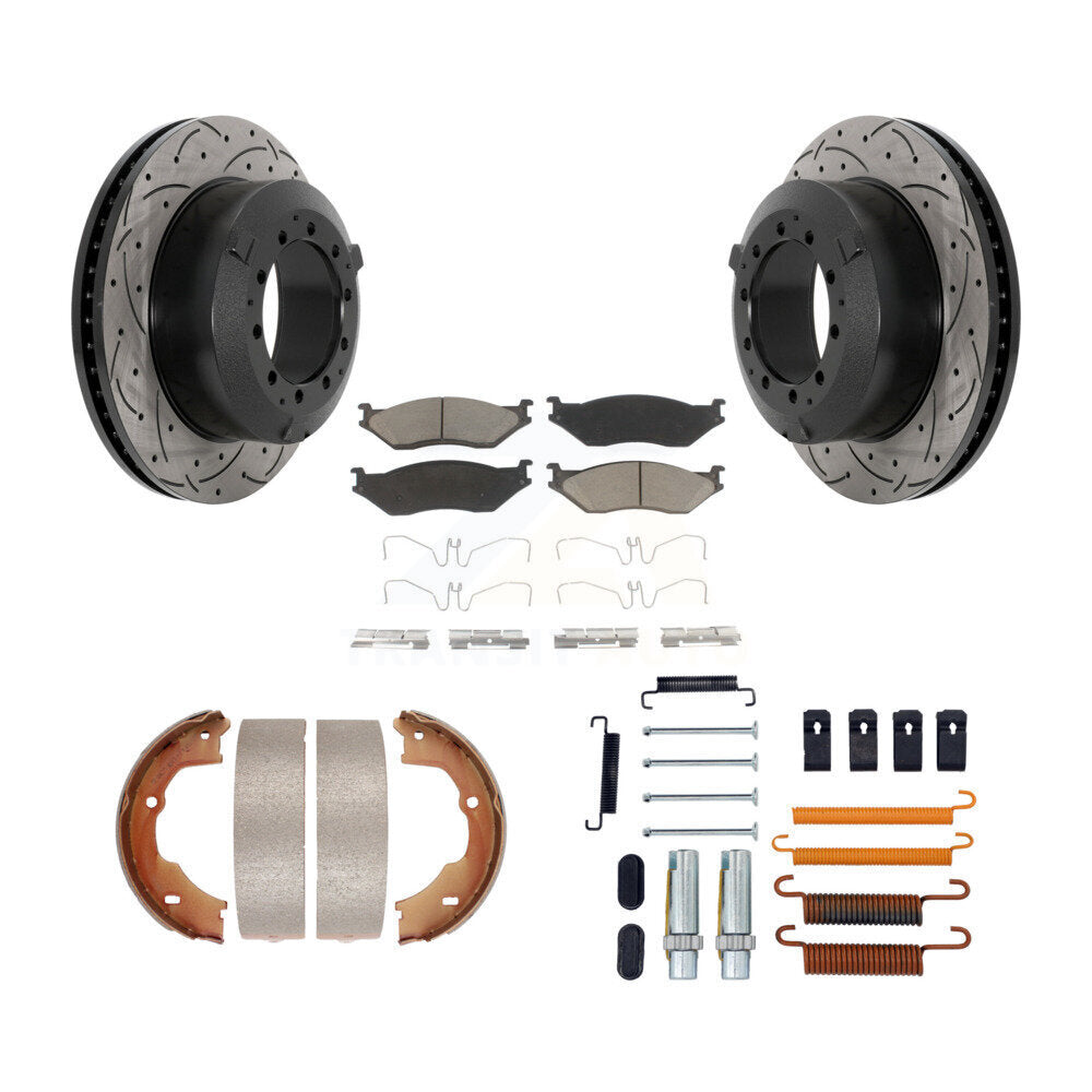 Transit Auto KDC-101629 Disc Brake Kit for 2006-2016 Ford F-550 Super Duty, Ford F-450 Super Duty, Ford LCF - Rear product image