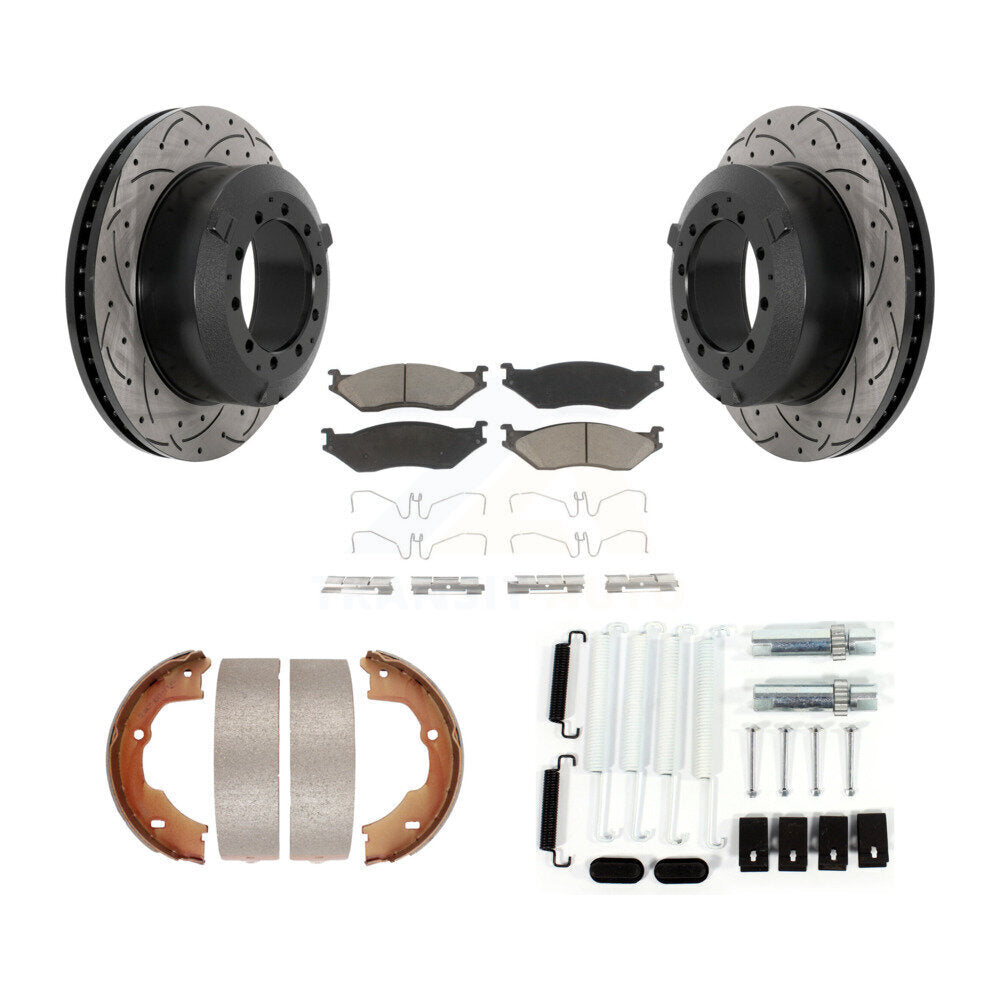 Transit Auto KDC-101636 Disc Brake Kit for 2013-2015 Ford F-450 Super Duty - Rear product image