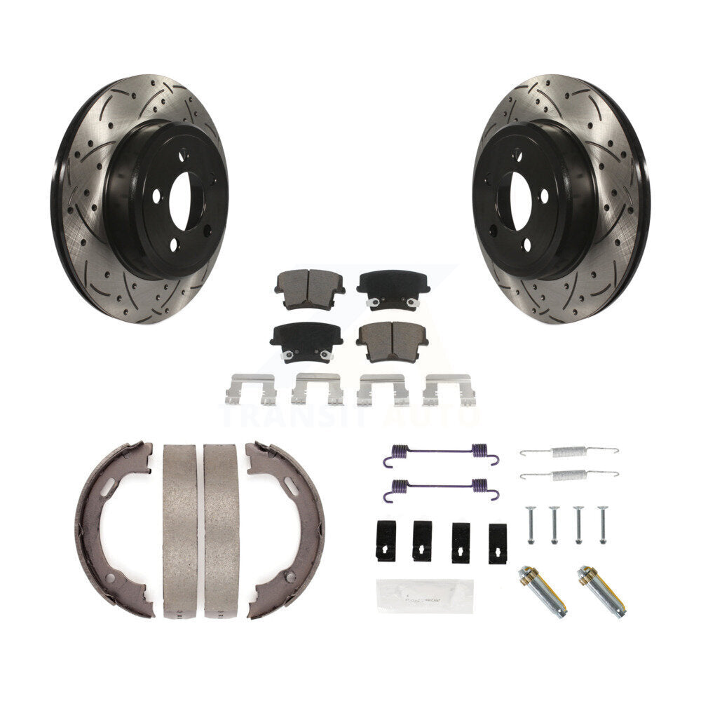Transit Auto KDC-101637 Disc Brake Kit for 2005-2021 Dodge Charger, Chrysler 300, Dodge Challenger & more - Rear product image