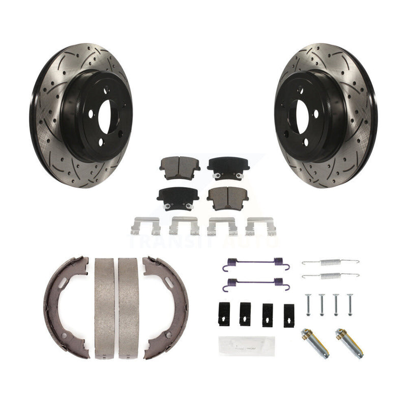 Transit Auto KDC-101637 Disc Brake Kit for 2005-2021 Dodge Charger, Chrysler 300, Dodge Challenger & more - Rear product image