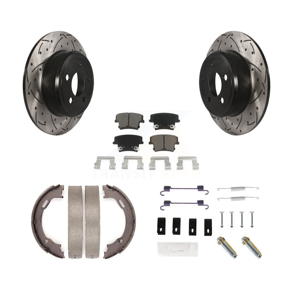 Transit Auto KDC-101638 Disc Brake Kit for 2005-2021 Dodge Charger, Chrysler 300, Dodge Challenger & more - Rear product image