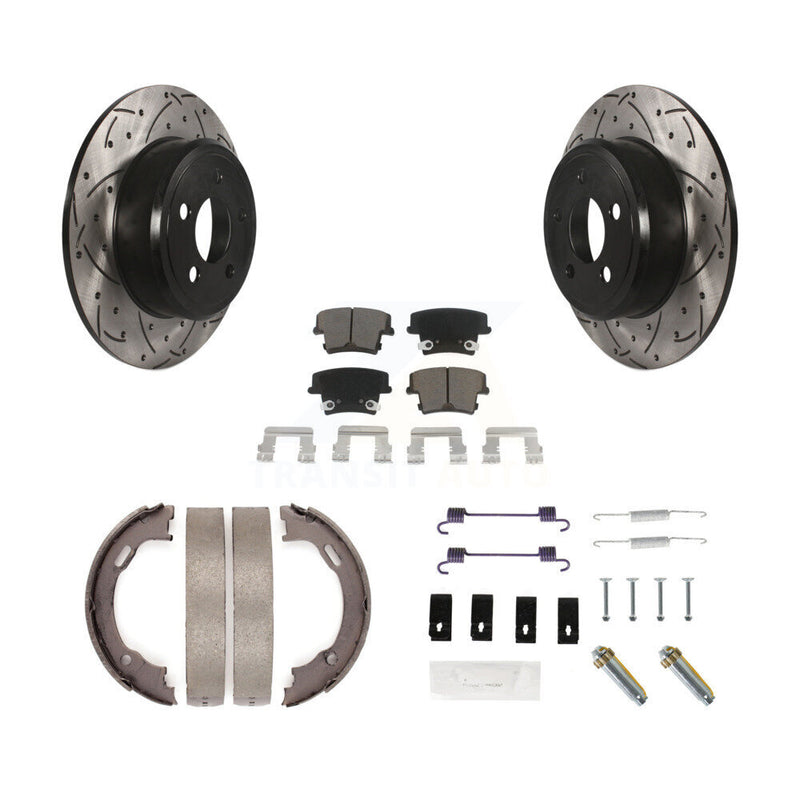 Transit Auto KDC-101638 Disc Brake Kit for 2005-2021 Dodge Charger, Chrysler 300, Dodge Challenger & more - Rear product image