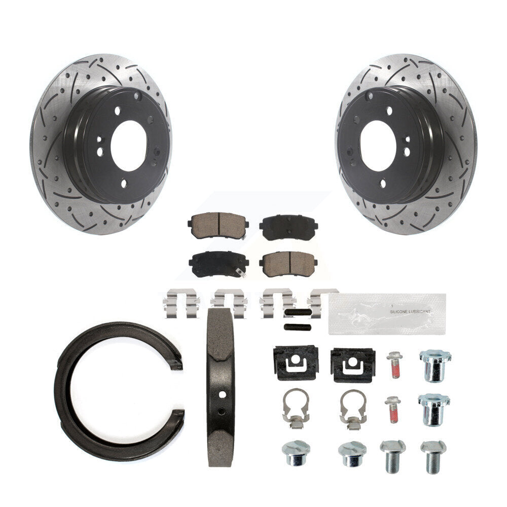 Transit Auto KDC-101650 Disc Brake Kit for 2016-2020 Kia Optima - Rear product image