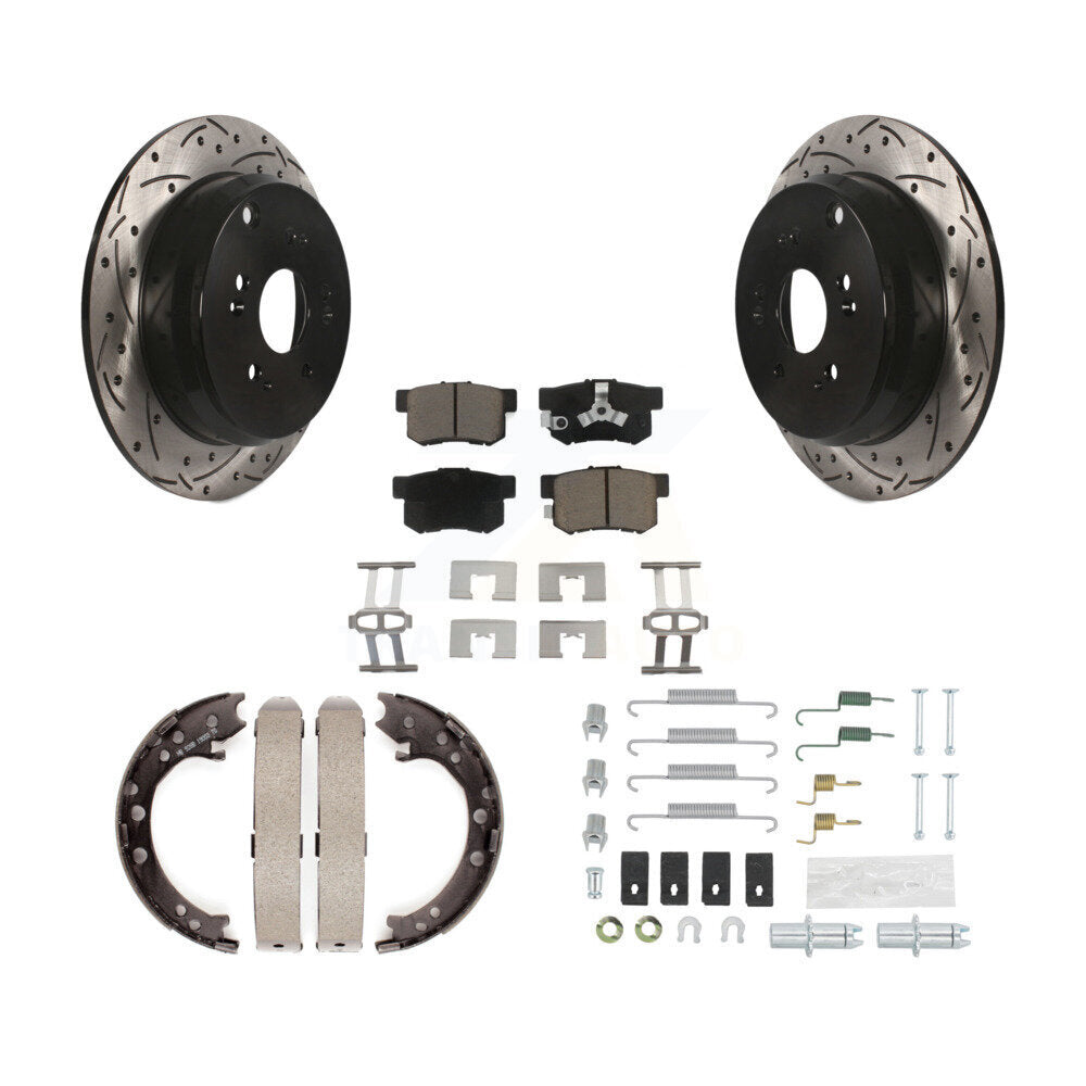 Transit Auto KDC-101652 Disc Brake Kit for 2007-2018 Acura RDX, Honda CR-V - Rear product image