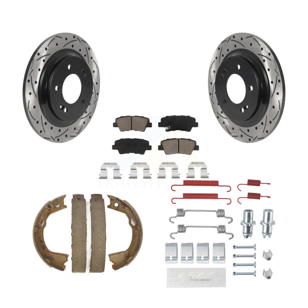 Transit Auto KDC-101653 Disc Brake Kit for 2013 Kia Optima - Rear product image