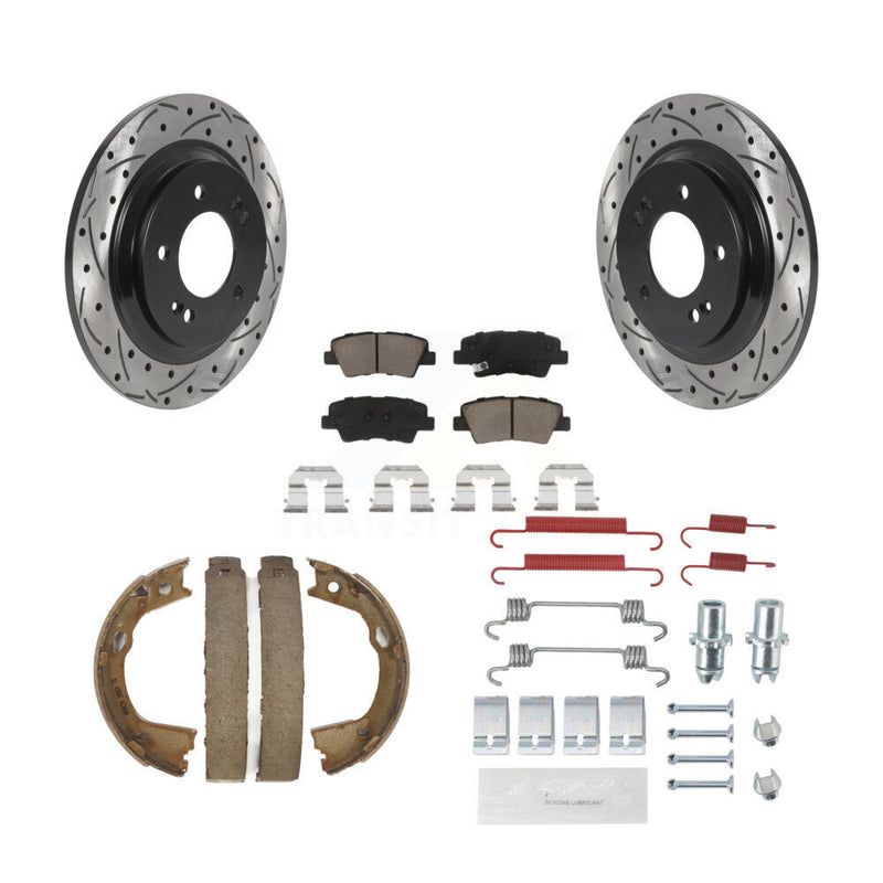 Transit Auto KDC-101653 Disc Brake Kit for 2013 Kia Optima - Rear product image
