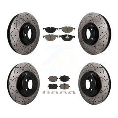 Transit Auto KDC-101665 Disc Brake Kit for 2011-2018 BMW 650i Gran Coupe, BMW 650i xDrive Gran Coupe, BMW 650i & more - Front and Rear product image