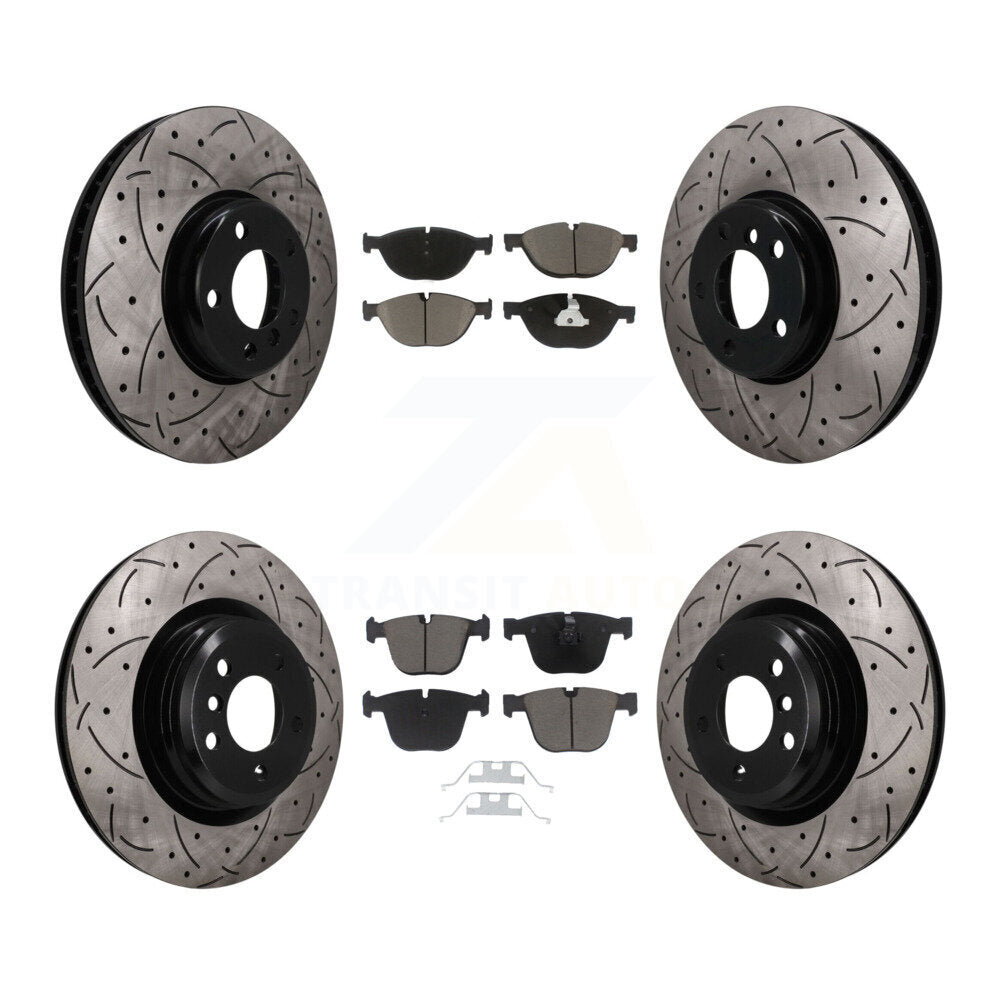 Transit Auto KDC-101668 Disc Brake Kit for 2013 BMW ActiveHybrid 7 - Front and Rear product image