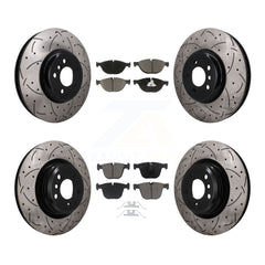 Transit Auto KDC-101669 Disc Brake Kit for 2009-2016 BMW 550i GT, BMW 550i GT xDrive, BMW 750i xDrive & more - Front and Rear product image