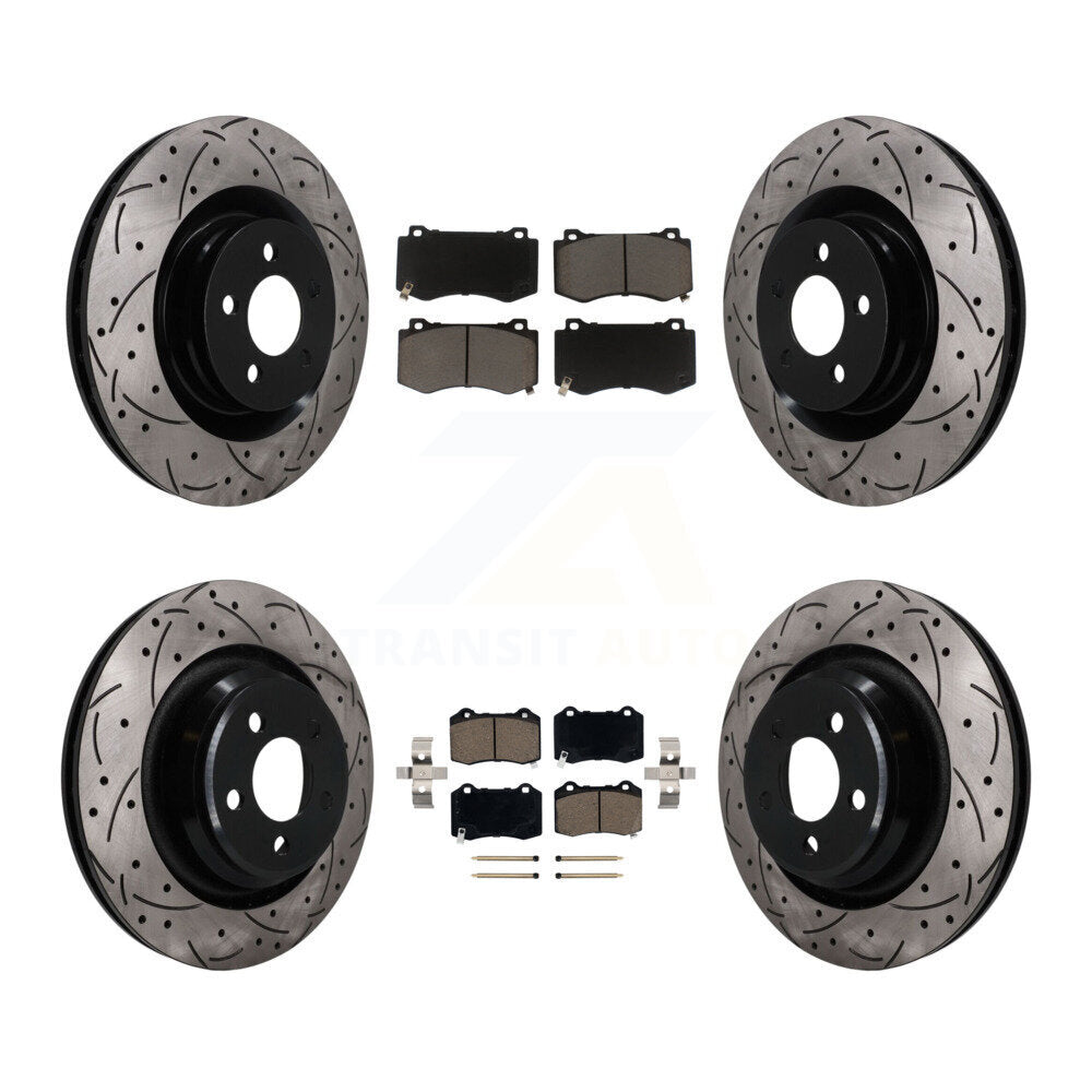Transit Auto KDC-101670 Disc Brake Kit for 2005-2023 Dodge Challenger, Dodge Charger, Chrysler 300 & more - Front and Rear product image