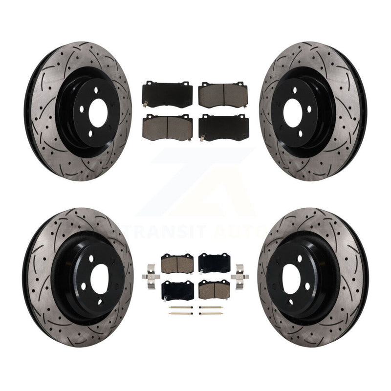 Transit Auto KDC-101670 Disc Brake Kit for 2005-2023 Dodge Challenger, Dodge Charger, Chrysler 300 & more - Front and Rear product image