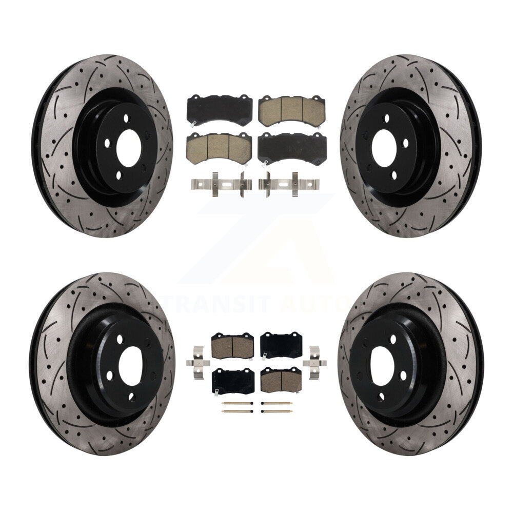 Transit Auto KDC-101671 Disc Brake Kit for 2015-2021 Dodge Charger, Dodge Challenger - Front and Rear product image