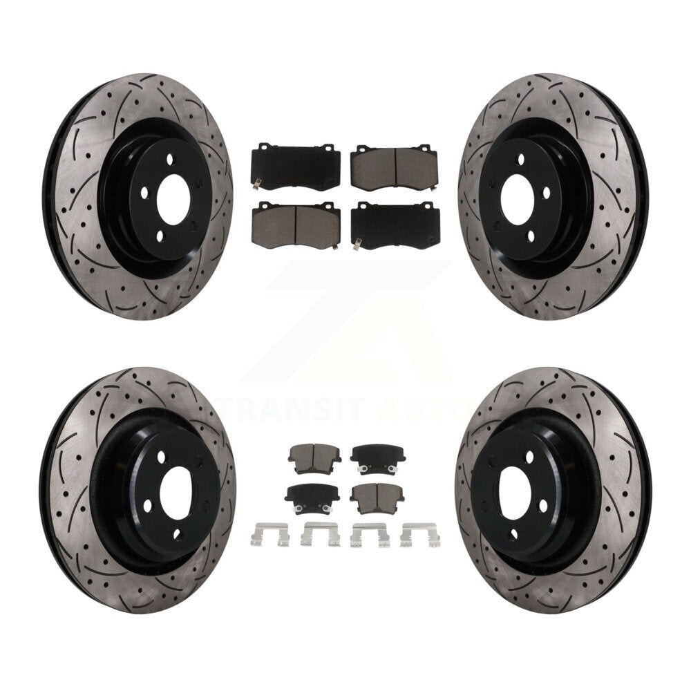 Transit Auto KDC-101672 Disc Brake Kit for 2015 Dodge Charger - Front and Rear product image